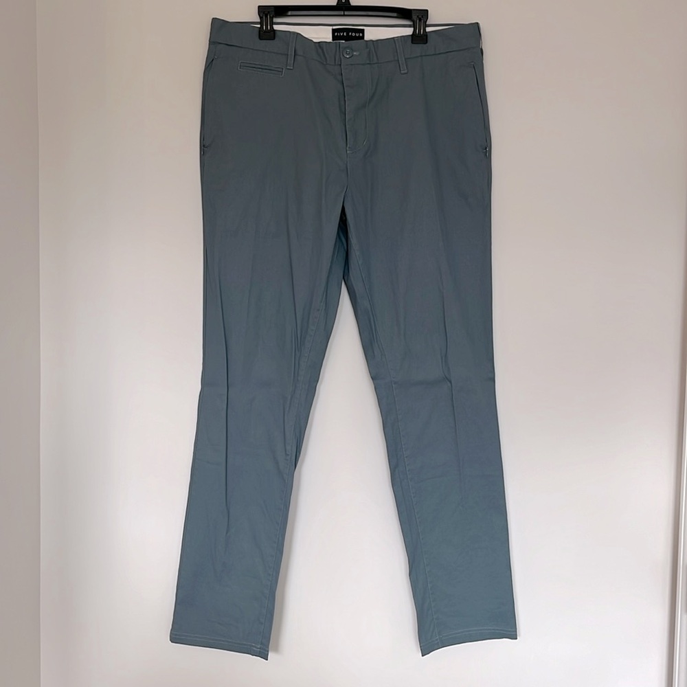 Five Four Men's Blue/Gray Chino Pants Size 36